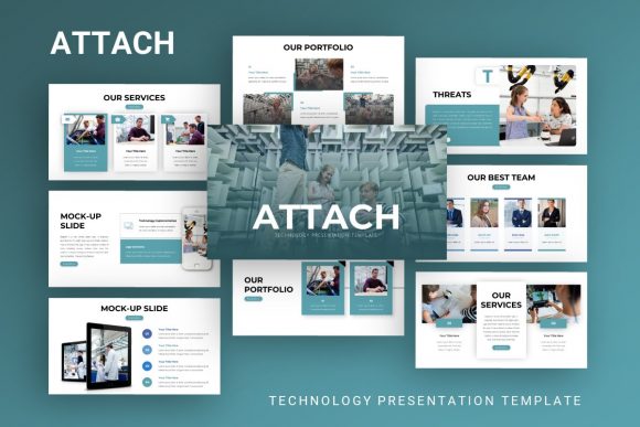 Attach: A Versatile Presentation Template for Modern Creators