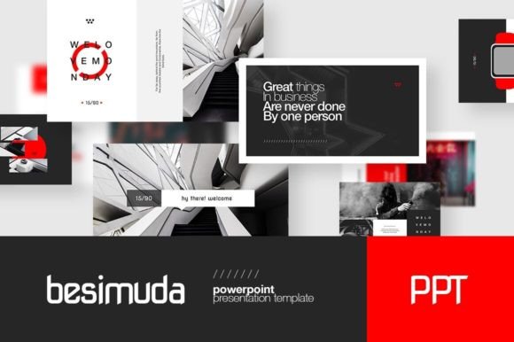 Besimuda PowerPoint and Keynote Template: Unleash Your Creative Edge