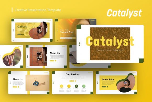 Catalyst: A Modern Presentation Template for Dynamic Ideas