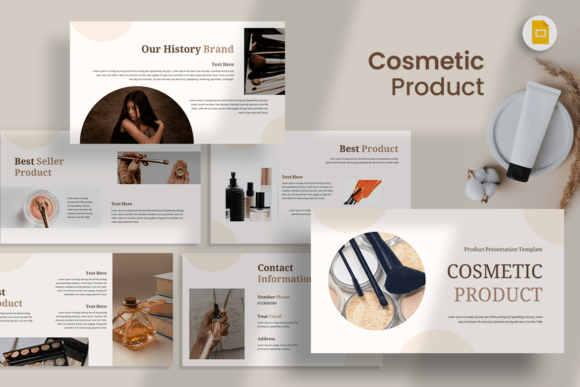 Cosmetic Product – Google Slides: Your Visual Strategy