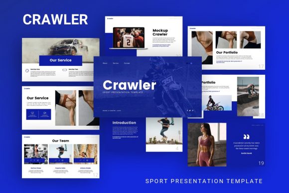 Crawler: A Dynamic Presentation Template for Modern Projects