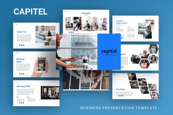 Elevate Your Next Pitch with the Capitel Business Presentation Template