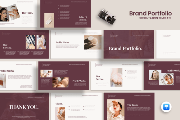Elevate Your Pitch with the Brand Portfolio - Keynote Template