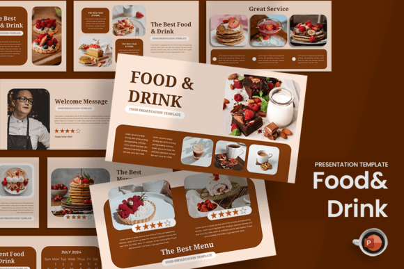 Food & Drink PowerPoint Template: A Visual Feast for Your Presentations