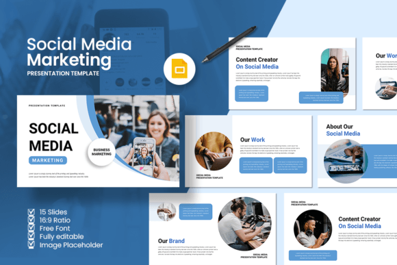 Master Your Pitch with the Social Media Marketing Google Slides Template
