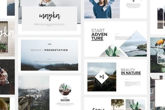 Mayka PowerPoint and Keynote Template: A Creative Toolkit