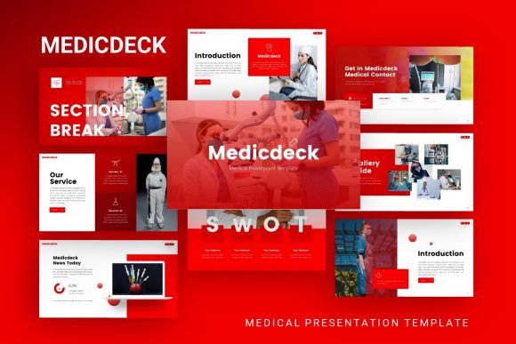 Medicdeck: A Modern Medical Presentation Template for Professionals