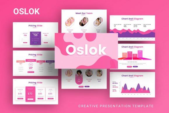 Oslok: A Versatile Presentation Template for Modern Storytelling