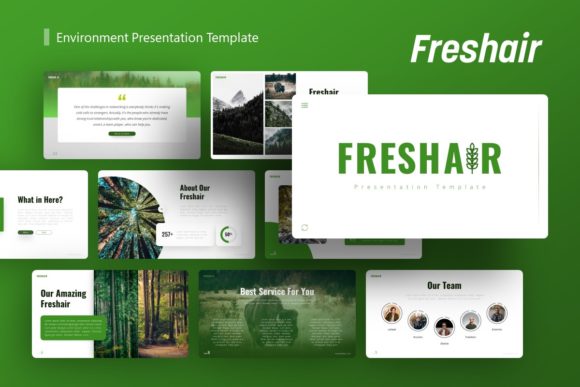 Presentation Template - Freshair: A Complete Design Toolkit