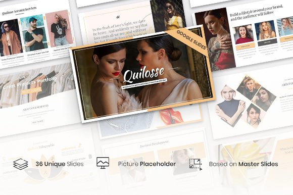Quilosse – Creative Business: A Google Slides Template for Modern Brands
