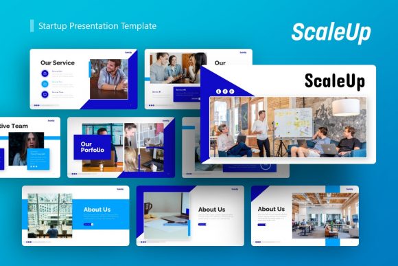 ScaleUp: The Startup Presentation Template for Modern Growth