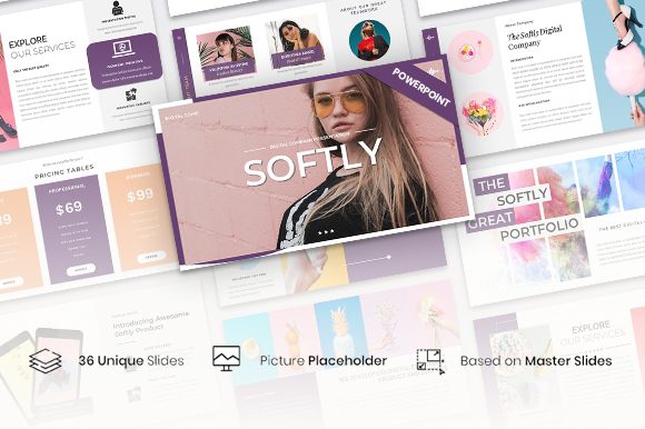 Softly – Creative Business PowerPoint: A Template for Modern Storytelling