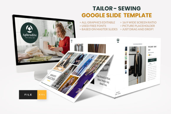 Tailor - Sewing Fashion Craft PowerPoint: Design Your Next Masterpiece