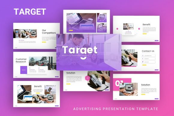 Target Advertising Presentation: A Versatile Template for Modern Brands