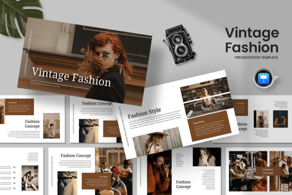 Timeless Style: The Vintage Fashion Keynote Template