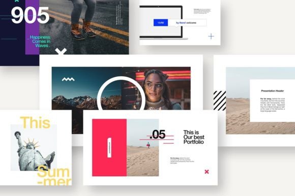 Unleash Your Vision with Shape PowerPoint & Keynote Template