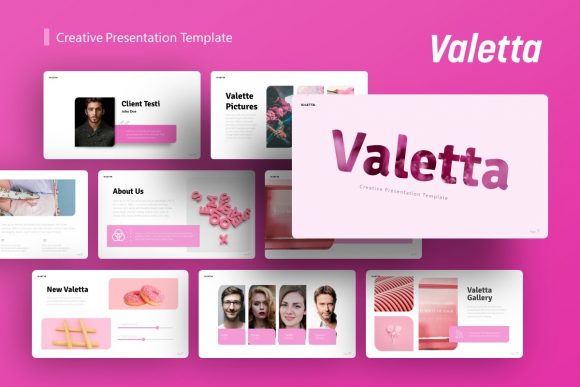 Valetta: A Modern Creative Presentation Template for Designers